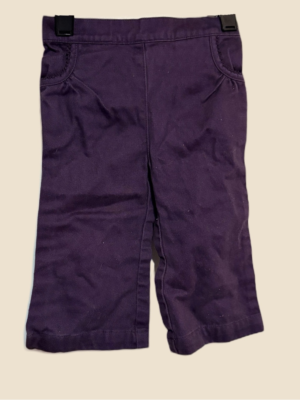 Carter's Dark Purple Pull-On Knit Leggings